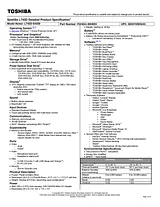 Toshiba L745D-S4350 PSK4GU-00H003 User Manual