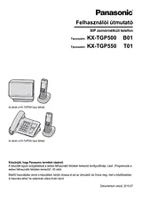 Panasonic KX-TGP550T01 작동 가이드