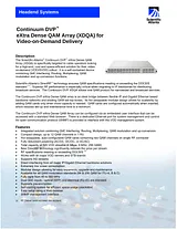 Cisco Continuum DVP eXtra Dense QAM Array (XDQA) for VoD Delivery 데이터 시트