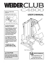 Weider WESY47330 Owner's Manual
