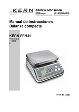 Kern FFN 15K2IPNParcel scales Weight range bis 15 kg FFN 15K2IPN Справочник Пользователя