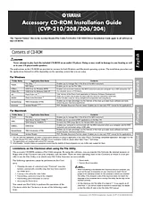 Yamaha CVP-204 Guía De Instalación