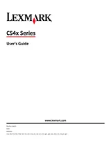 Lexmark C54x Benutzerhandbuch