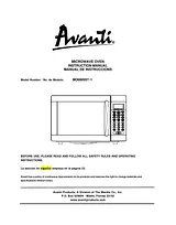 Avanti MO699SST-1 Справочник Пользователя