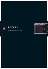 Leica X1 18420 사용자 설명서