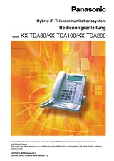 Panasonic kx-tda30ne Operating Guide