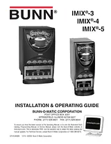 Bunn IMIX-4 사용자 매뉴얼