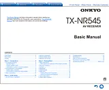 ONKYO tx-nr545 ユーザーズマニュアル