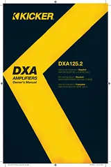 Kicker DXA125.2 Manual Do Utilizador