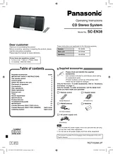 Panasonic SCEN38 Manual Do Utilizador