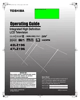 Toshiba 42LZ196 ユーザーズマニュアル