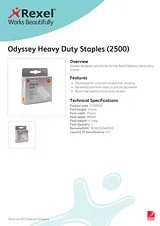 Rexel Odyssey 2100050 Leaflet
