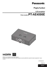 Panasonic PT-AE4000 Mode D’Emploi
