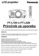 Panasonic PTL720E Guia De Utilização
