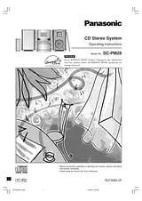 Panasonic SC-PM28 Guía Del Usuario