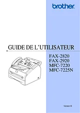 Brother FAX-2920 User Guide