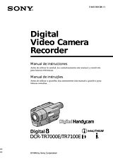 Sony DCR-TR7000E Manual De Usuario