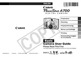 Canon A700 Benutzerhandbuch