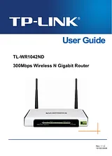 TP-LINK TL-WR1042ND Справочник Пользователя