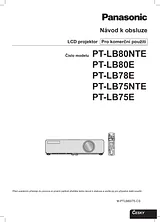 Panasonic PT-LB80E Bedienungsanleitung
