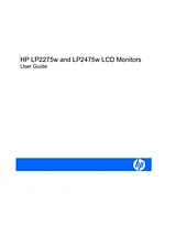 HP (Hewlett-Packard) LP2275W ユーザーズマニュアル