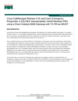 Cisco Cisco Emergency Responder 8.6 Troubleshooting Guide