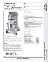 Electrolux XEM20ST Leaflet