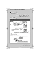Panasonic KXTG8022G Anleitung Für Quick Setup