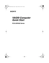Sony pcg-grv670 Quick Setup Guide