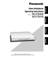 Panasonic WJ-FS409 用户手册