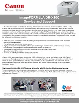 Canon imageFORMULA DR-X10C Production Document Scanner Folleto