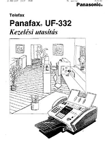 Panasonic UF332 Руководство По Работе