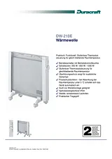 Техническая Спецификация (DW-210E)