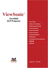 Viewsonic CINE5000 Manual Do Utilizador