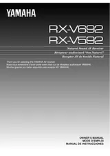 Yamaha RX-V592 Benutzerhandbuch