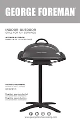 George Foreman Indoor/Outdoor Grill Manual De Instrucciónes