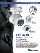 EverFocus EBD430 Guide De Spécification