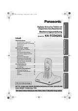 Panasonic kx-tcd420 Guía De Operación