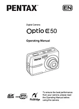Pentax Optio E 50 19216 Manual Do Utilizador