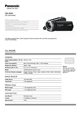 Panasonic HDC-SD40 User Manual