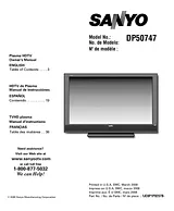 Sanyo dp50747 User Guide