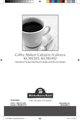 KitchenAid KCM1402OB Справочник Пользователя
