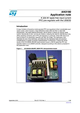 STMicroelectronics A 200 W ripple-free input current PFC pre-regulator with the L6563S EVL6563S-200ZRC EVL6563S-200ZRC 数据表