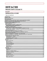 Hitachi 50GX49B Manuale Utente