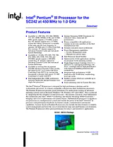 Intel Pentium III BX80525U533512E Data Sheet