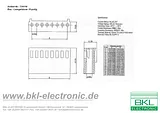 Bkl Electronic 72634 Housing Grid pitch: 2.54 mm Number of pins: 10 Nominal current: - 72634 Data Sheet