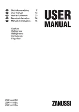 Zanussi ZBA14441SA Manual Do Utilizador
