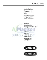 Marvel MPRO36SSSS Instrução De Instalação