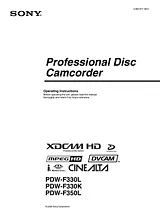 Sony PDW-F330L Guía Del Usuario