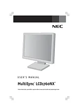 NEC LCD1760NX Manuel D’Utilisation